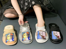 Foto van Schoenen women s vulcanize shoes fashion new concept trend summer slippers comfortable cool sandals