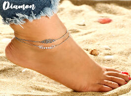 Foto van Sieraden diamon 2020 new personalized custom name anklet for women gold stainless steel charms engra
