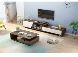 Foto van Meubels joylove nordic tv cabinet coffee table combination modern minimalist living room bedroom sma
