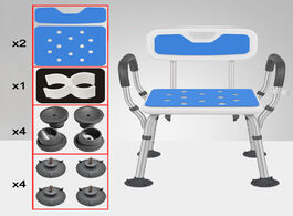 Foto van Meubels adjustable elderly bathroom seat anti skid bath chairs for squat toilet stool shower special