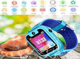 Foto van Horloge children s smart waterproof watch anti lost kid wristwatch with lbs positioning sos tracker 