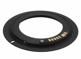 Foto van Elektronica new high quality lens adapter black for m42 chips to canon eos ef mount ring af iii conf