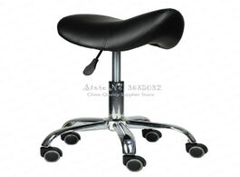 Foto van Meubels lifting hair manicure stool master rotate saddle chair barber shop beauty masseur stools sil