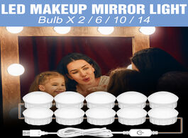 Foto van Lampen verlichting makeup light 12v led hollywood wall lamp touch bulb dimmable dressing table mirro