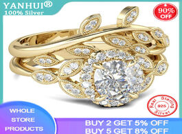 Foto van Sieraden chic 14k gold flowers leaves finger rings set valentine s day gift silver 925 jewelry hot s