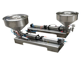Foto van Gereedschap pneumatic piston filling machine 5 50ml capacity high accurate fluid food soft drink cos
