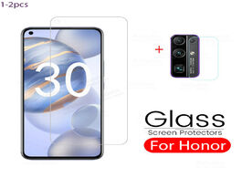 Foto van Telefoon accessoires honor 30 premium protector glass for huawei camera safety armor honer xonor hon