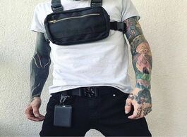 Foto van Tassen new chest bag for men tactical vest casual function rig bags streetwear boy waist pack male k