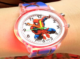 Foto van Horloge hot sale spiderman watch kid men kids watches leather quartz boy girl gift children reloj mo