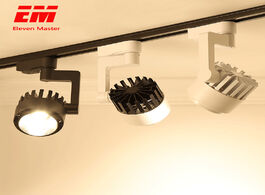 Foto van Lampen verlichting whole set cob 15w 20w 30w led track light 110 220v rails lighting spot lights rep