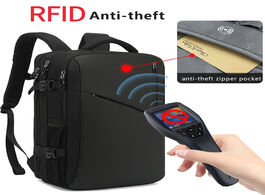 Foto van Tassen ike marti anti thief men travel backpack fit 17 inch laptop usb charging large capacity busin
