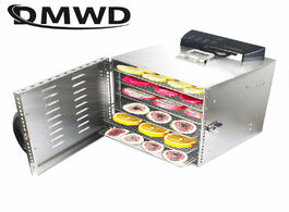 Foto van Huishoudelijke apparaten 110v 220v 6 trays dried food dehydrator snacks dehydration air dryer stainl