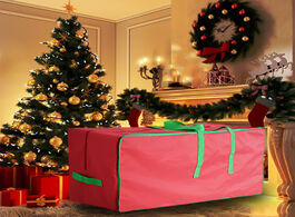 Foto van Huis inrichting christmas tree storage bag xmas large container reinforced wide handle make it easy 