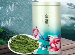 Foto van Meubels 50g tea taiping monkey chief 2020 new green spring huangshan canned gift box