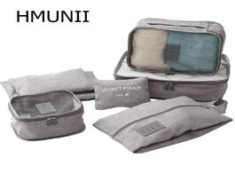 Foto van Tassen hmunii packing organizers clothing cubes shoe bags laundry pouches for travel suitcase luggag