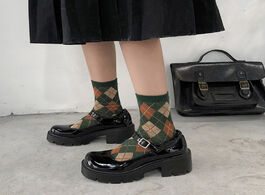 Foto van Schoenen leather platform shoes women spring autumn 2020 new arrival designer black fashion ladies w