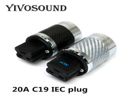 Foto van Elektronica yivosound hifi carbon fiber copper plating rhodium 20a iec c19 quality of the plug