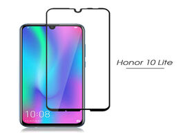 Foto van Telefoon accessoires safety tempered glass honor 10 lite screen protector on for huawei light life p