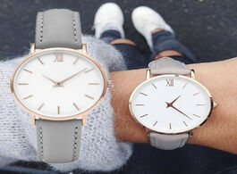 Foto van Horloge zegarek damski fashion simple women watches woman ladies casual leather quartz watch clock r