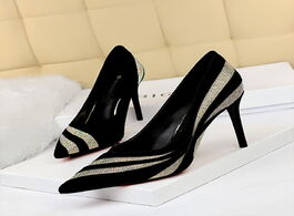 Foto van Schoenen 2020 sexy high heels shoes women brand design night club rhinestone pumps party wedding