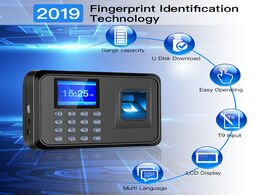 Foto van Beveiliging en bescherming fingerprint attendance machine intelligent biometric time clock recorder 