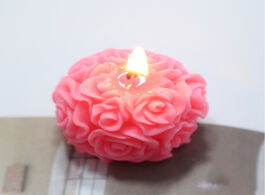 Foto van Huis inrichting diy rose ball wedding candle silicone mold aromatherapy home decoration flower handm
