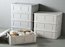 Foto van Huis inrichting multi function folding storage box big plastic organizer for clothes sturdy baskets 