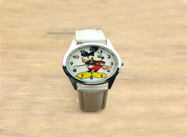 Foto van Horloge disney mickey mouse quartz wristwatch cartoon boys watches kids gifts for girls clock alloy 