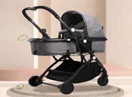 Foto van Baby peuter benodigdheden new design high landscape stroller 3 in 1 folding portable small volume al
