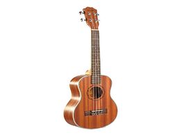 Foto van Sport en spel tenor acoustic electric ukulele 26 inch guitar 4 strings handcrafted wood guitarist ma