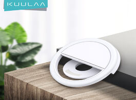 Foto van Telefoon accessoires kuulaa usb charge led selfie ring light for iphone xiaomi phone supplementary l