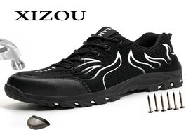 Foto van Schoenen xizou men indestructible steel toe shoes puncture proof boots construction safetyconstructi
