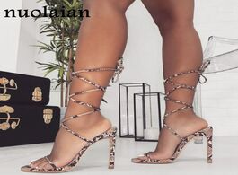 Foto van Schoenen 2020 womens leather party high heel shoes woman summer pumps ladies platform chaussure glad