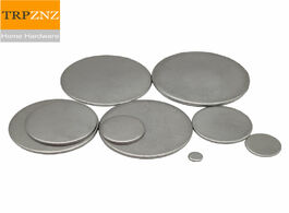 Foto van Gereedschap 304 stainless steel round plate diameter 100mm 5mm 3pcs brushed finish surface sheet pro