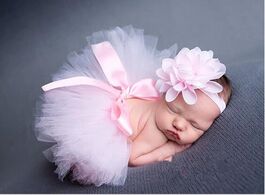 Foto van Baby peuter benodigdheden 0 24m newborn toddler infant girl tutu clothes skirt headdress flower phot