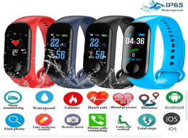 Foto van Horloge hot men smart sports watch blood pressure heart rate monitor message reminder bluetooth wate