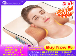 Foto van Schoonheid gezondheid jinkairui infrared heating neck shoulder back body electric massage pillow shi