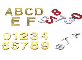 Foto van Huis inrichting self adhesive door number english alphabet letter for apartment hotel house plate ma