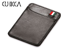 Foto van Tassen cuikca magic wallet thread unisex purse money clip elastic band slim leather solid