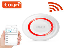 Foto van Beveiliging en bescherming tuya wifi sos button wireless emergency alarm home burglar sensor 2.4g se