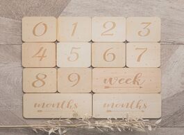 Foto van Baby peuter benodigdheden 7pcs photography milestone cards square shape newborn memorial monthly pro