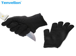 Foto van Beveiliging en bescherming anti cut gloves security supplies safety high strength grade level 5 prot