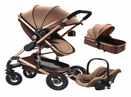 Foto van Baby peuter benodigdheden high view convertible stroller for newborn carriage light shockproof 3 in 