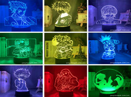 Foto van Speelgoed anime hunterxhunter 3d led night light 7 color changing lamp room decoration animation per