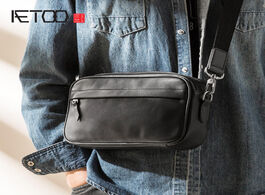 Foto van Tassen aetoo leather trend crossbody bag first layer cowhide casual men s youth personality shoulder