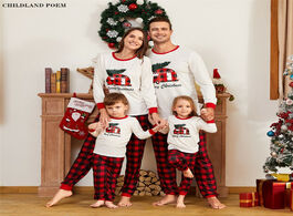 Foto van Baby peuter benodigdheden 2020 family christmas pajamas matching outfits sets women men kids clothes