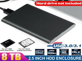 Foto van Computer 2.5 inch usb 3.0 sata 8tb external hard drive enclosure ssd hdd case disk slim portable box