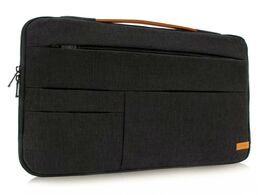 Foto van Tassen kingslong 15 17 17.3 inch laptop sleeve case bag slim lightweight computer carrying handbag f