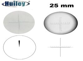 Foto van Gereedschap micrometer 25mm diameter eyepiece scale optical glass cross ruler net calibration reticl