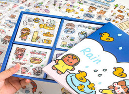 Foto van Kantoor school benodigdheden 100 pcs box kawaii girls daily life decorative cute stationery stickers